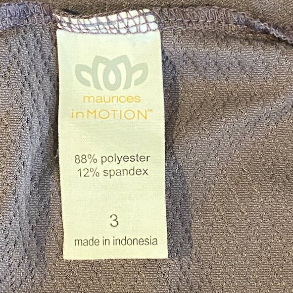 Maurices In Motion Activewear Loose Fit Racerback Tank Top Plus Sz 3 #292N - Picture 7 of 8